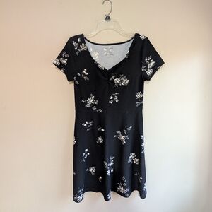 Arizona Black Flower Dress